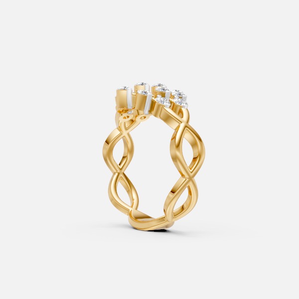 Blooming Spark Lab Grown Diamond Ring